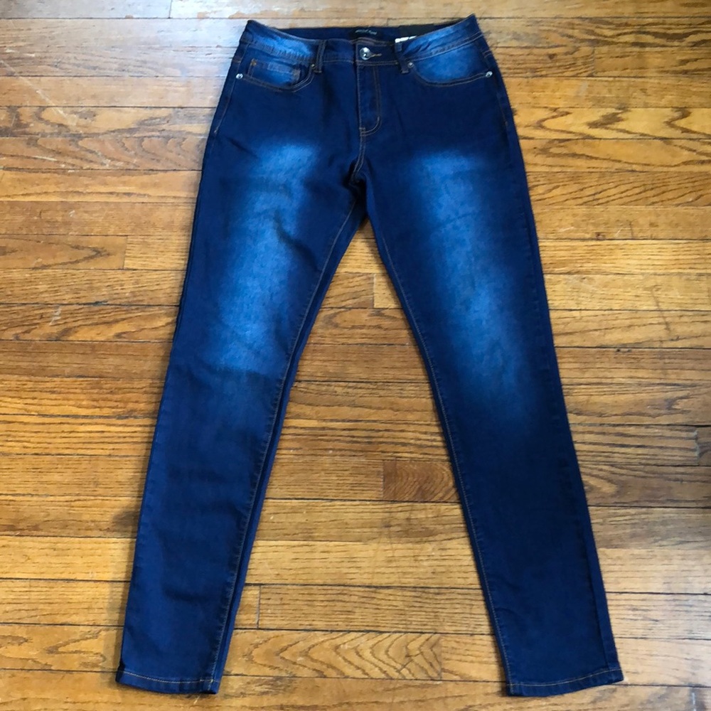 High-Rise Dark Wash Jeans